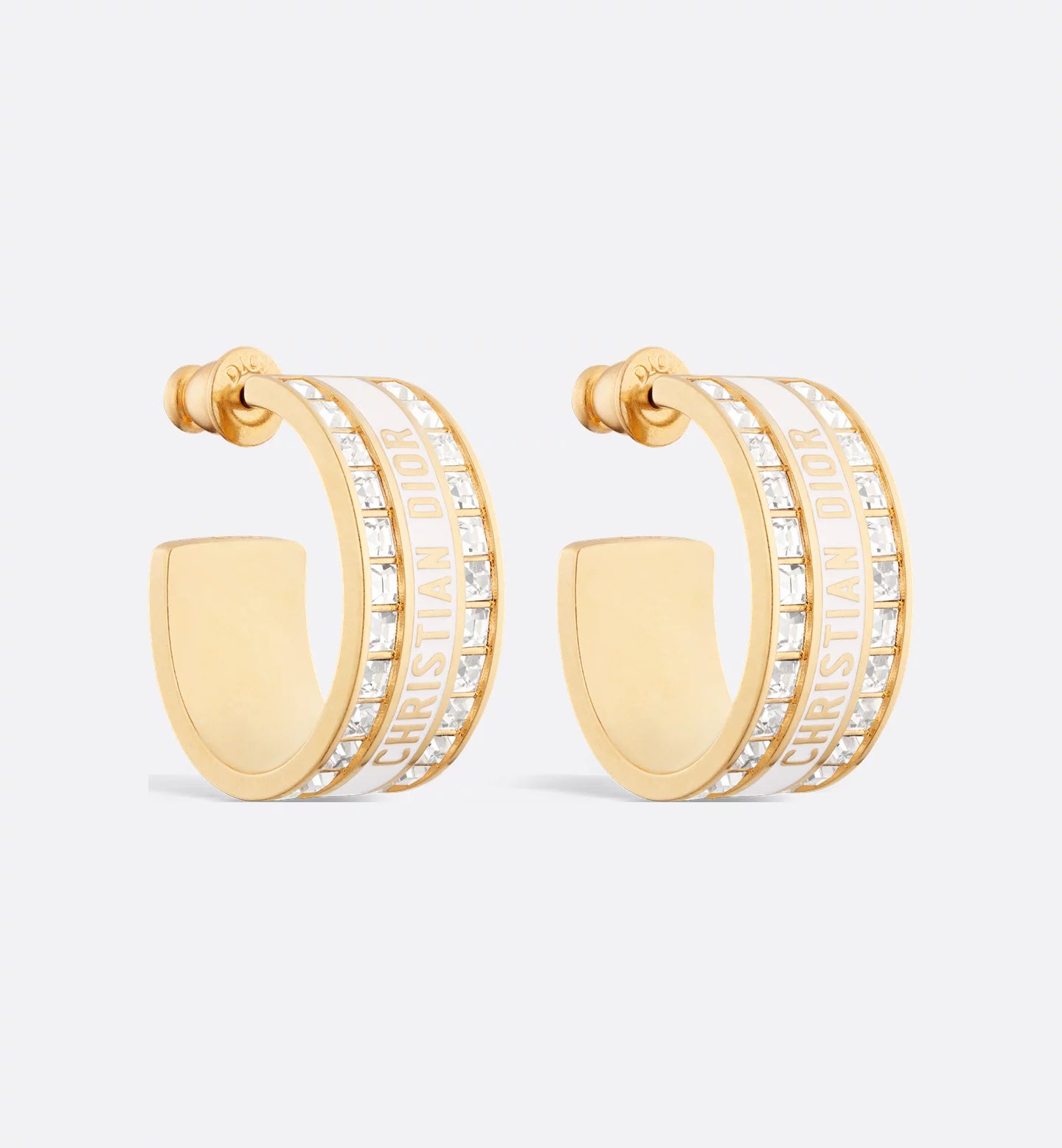 Dior Night Code Hoop Earrings