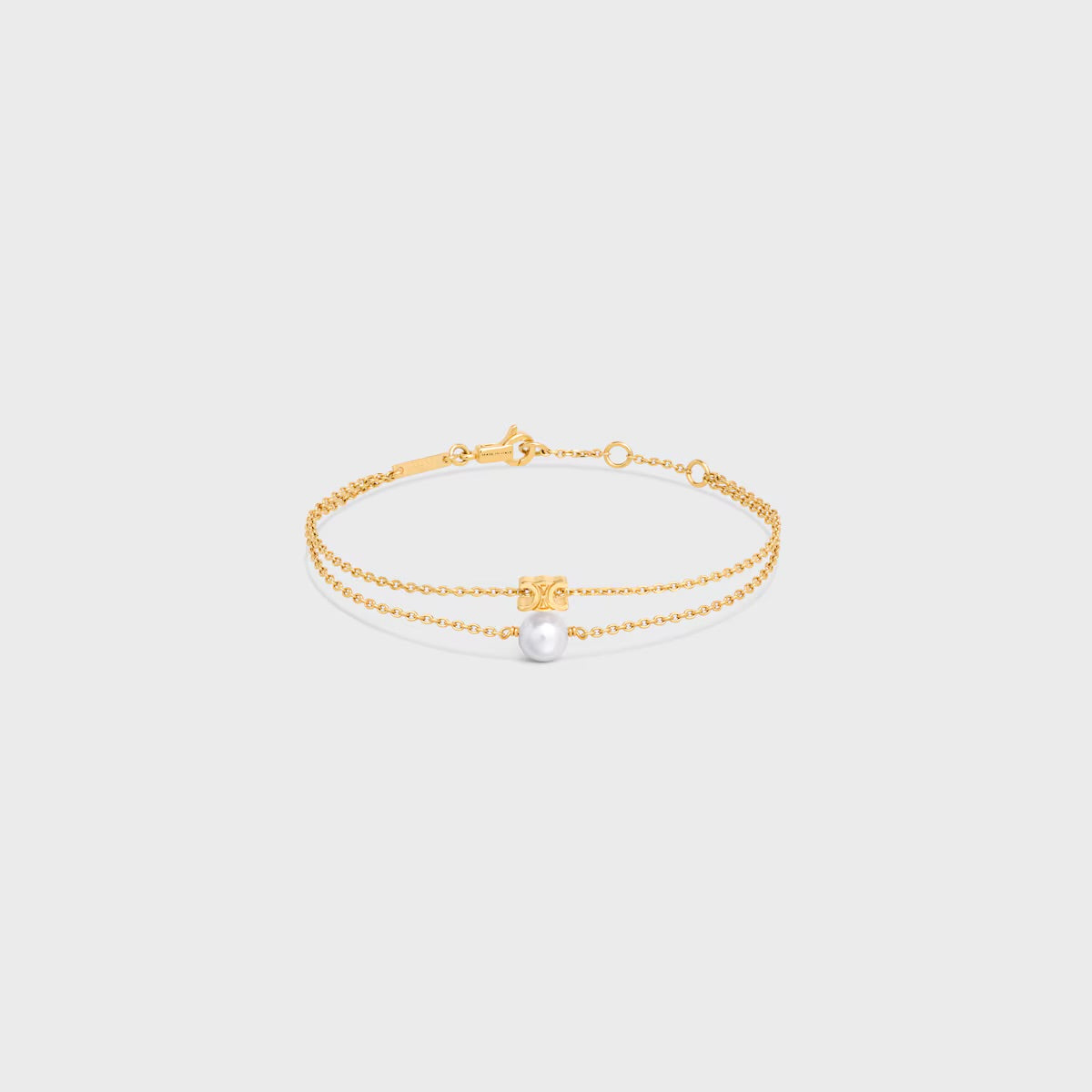 CE double layers pearl bracelet