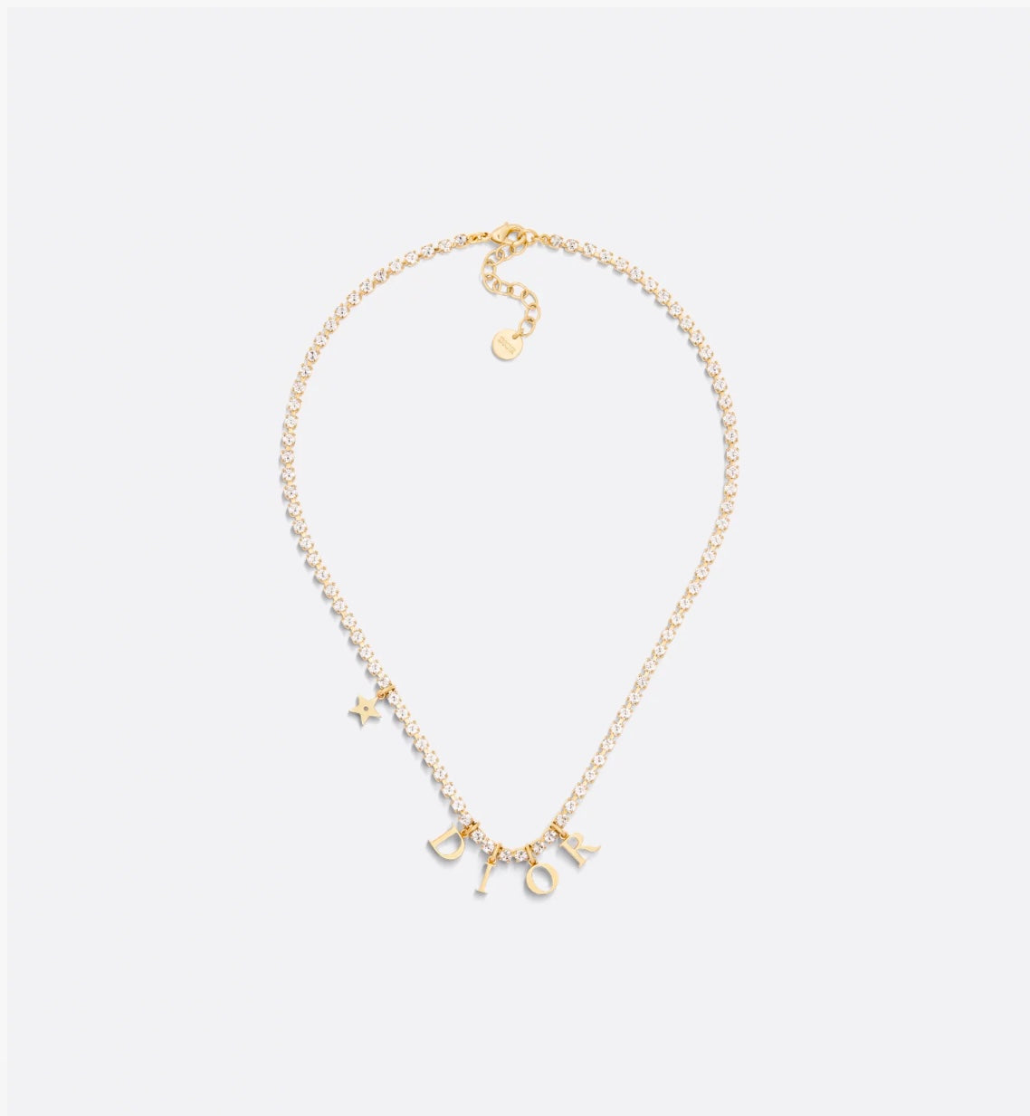 New CD crystal necklace