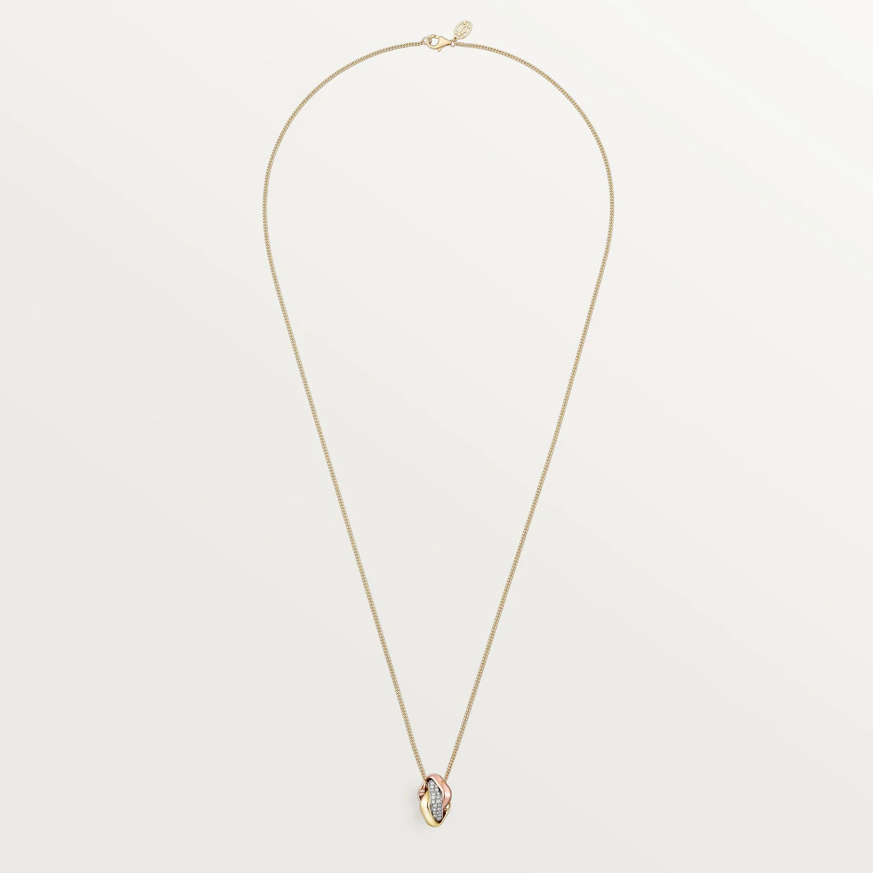 Trinity cushion pendent -semi paved