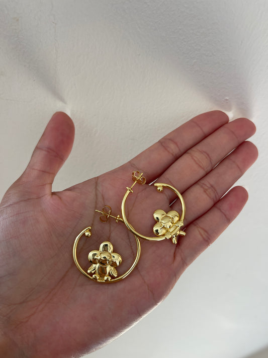 Lv new collection hoops earrings