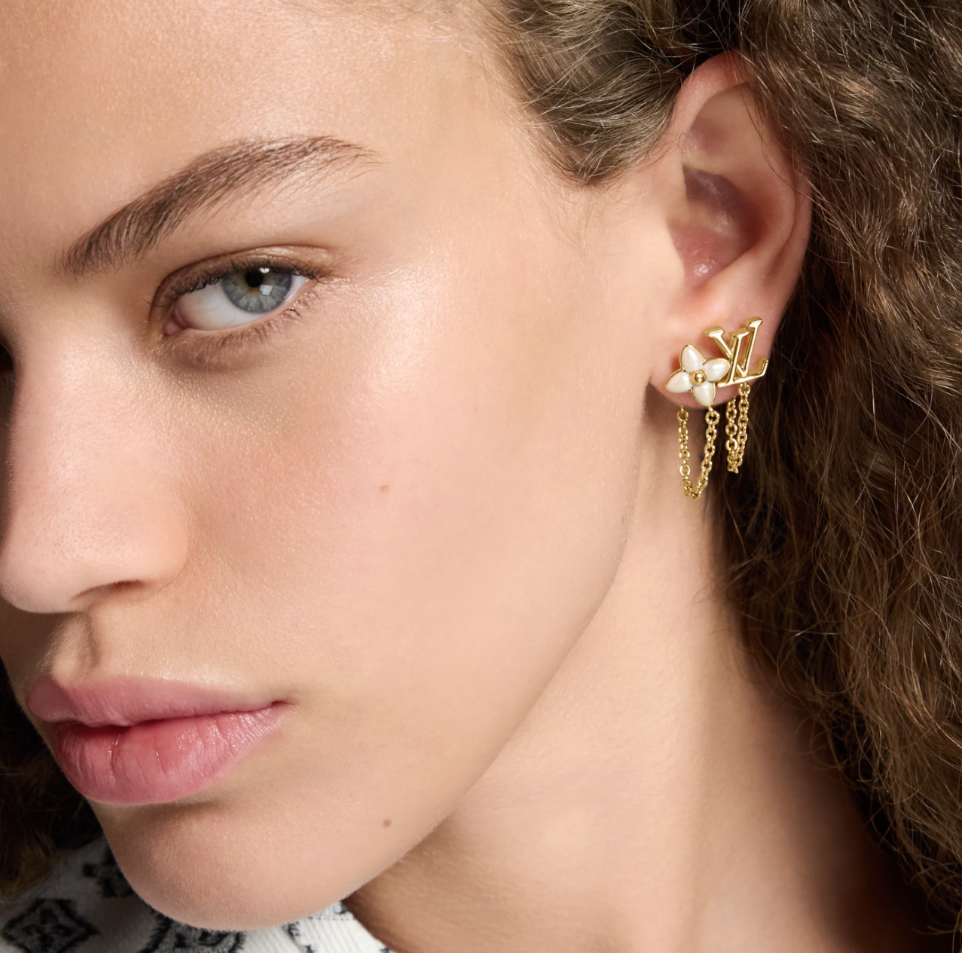 LV Floragram Earrings set of3