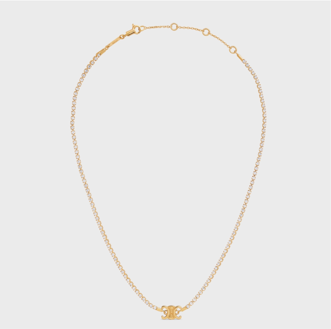 TRIOMPHE SPARKLE NECKLACE IN GOLD