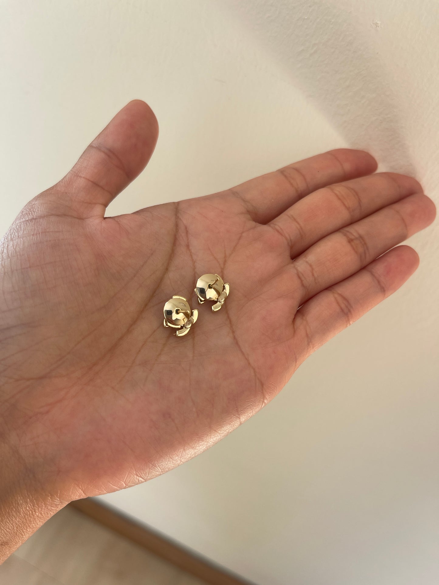 CC petite stud earrings