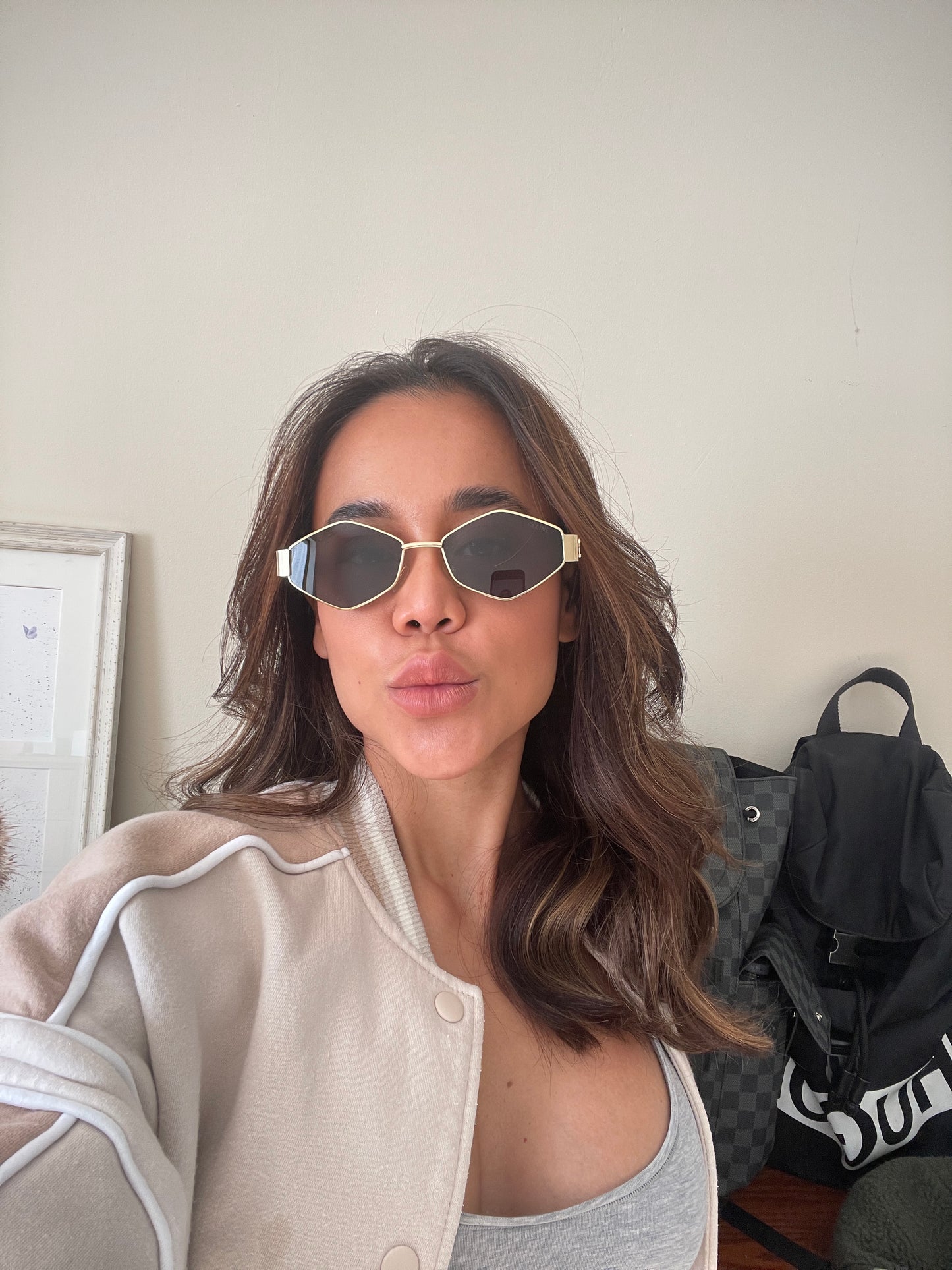 Triomphe sunglasses in gold