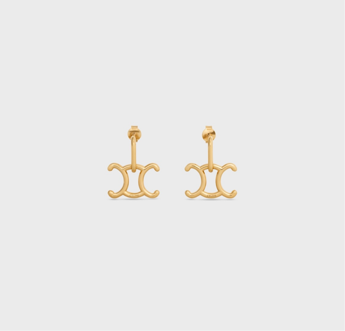 TRIOMPHE LOCK EARRINGS