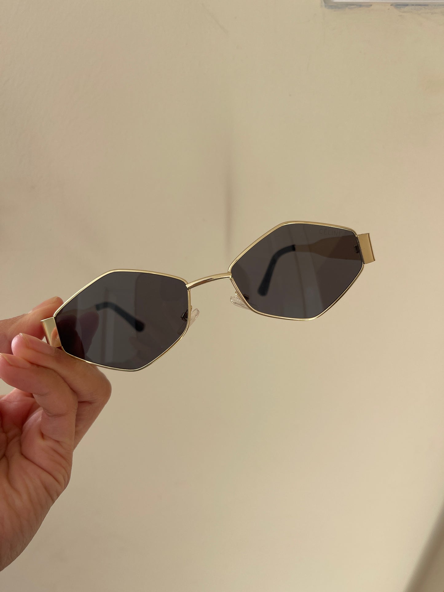 Triomphe sunglasses in gold