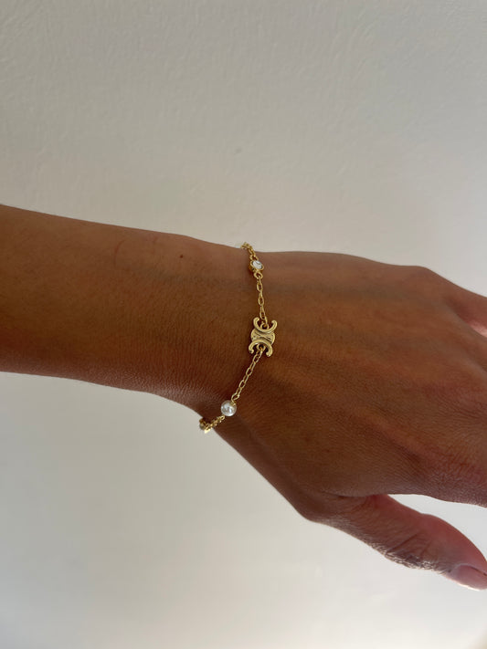 Triomphe pearl bracelet