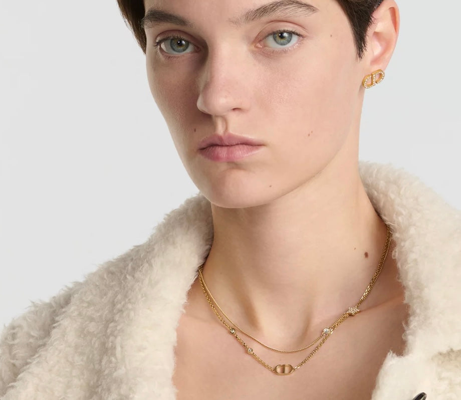 CD petite double necklace