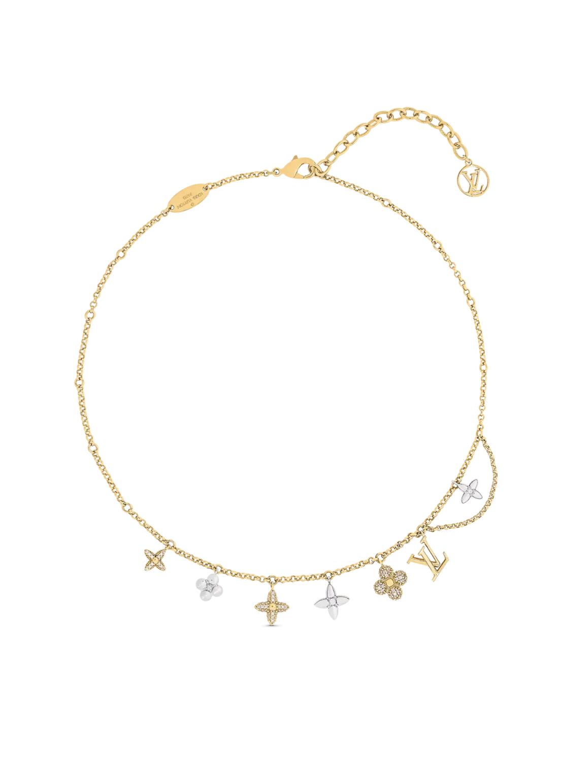 LV NECKLACE CHAIN MONOGRAM  LOGO