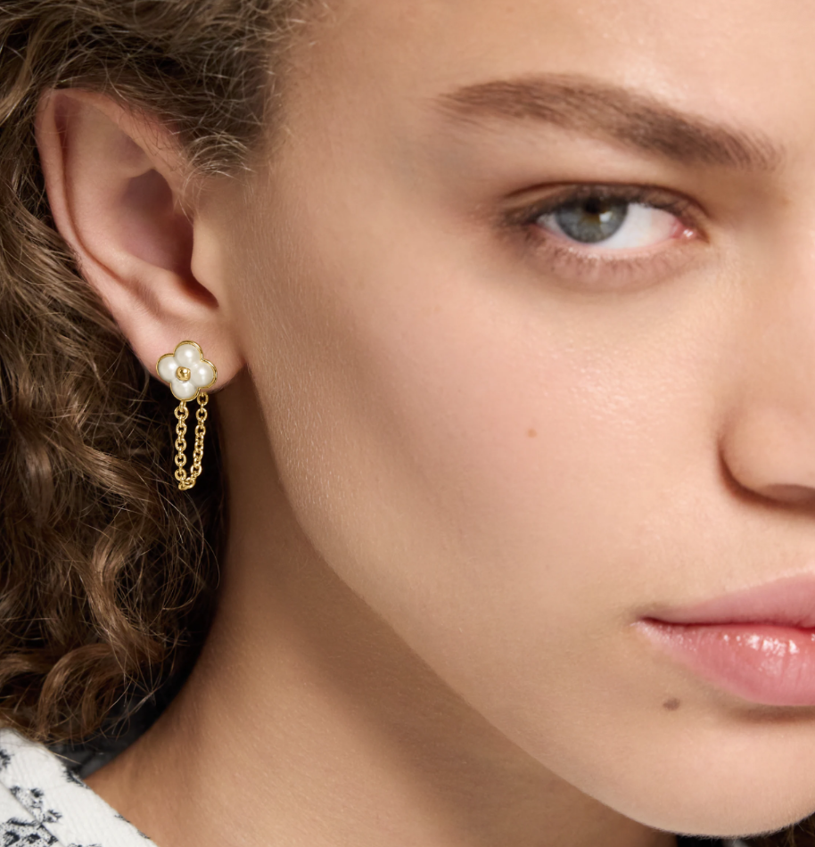 LV Floragram Earrings set of3