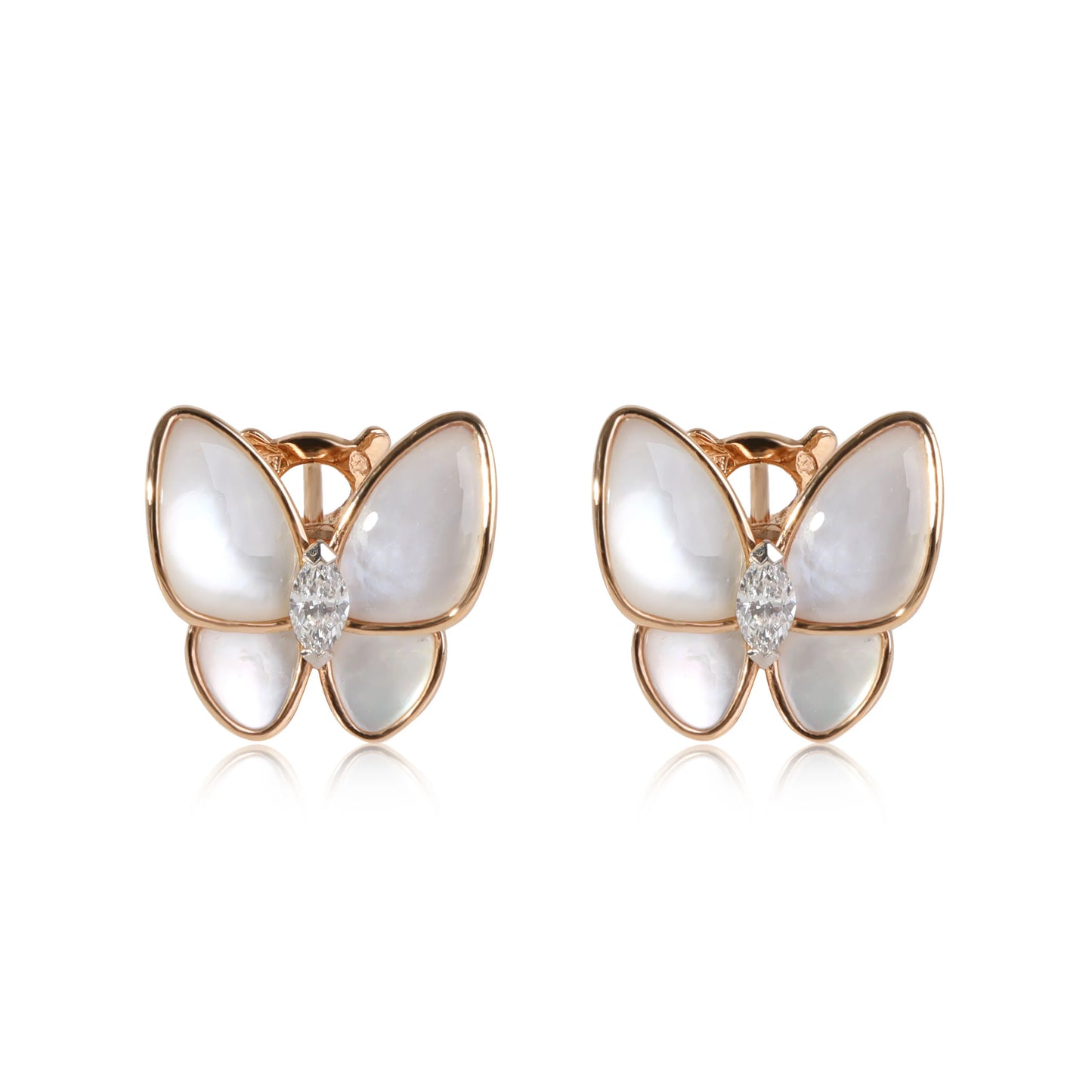 Vca butterfly earrings