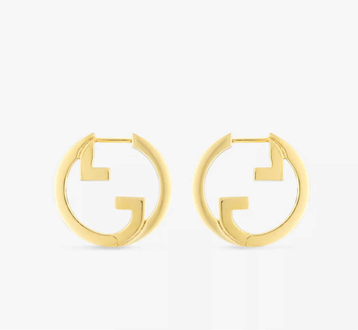 GG interlock small hoops earrings