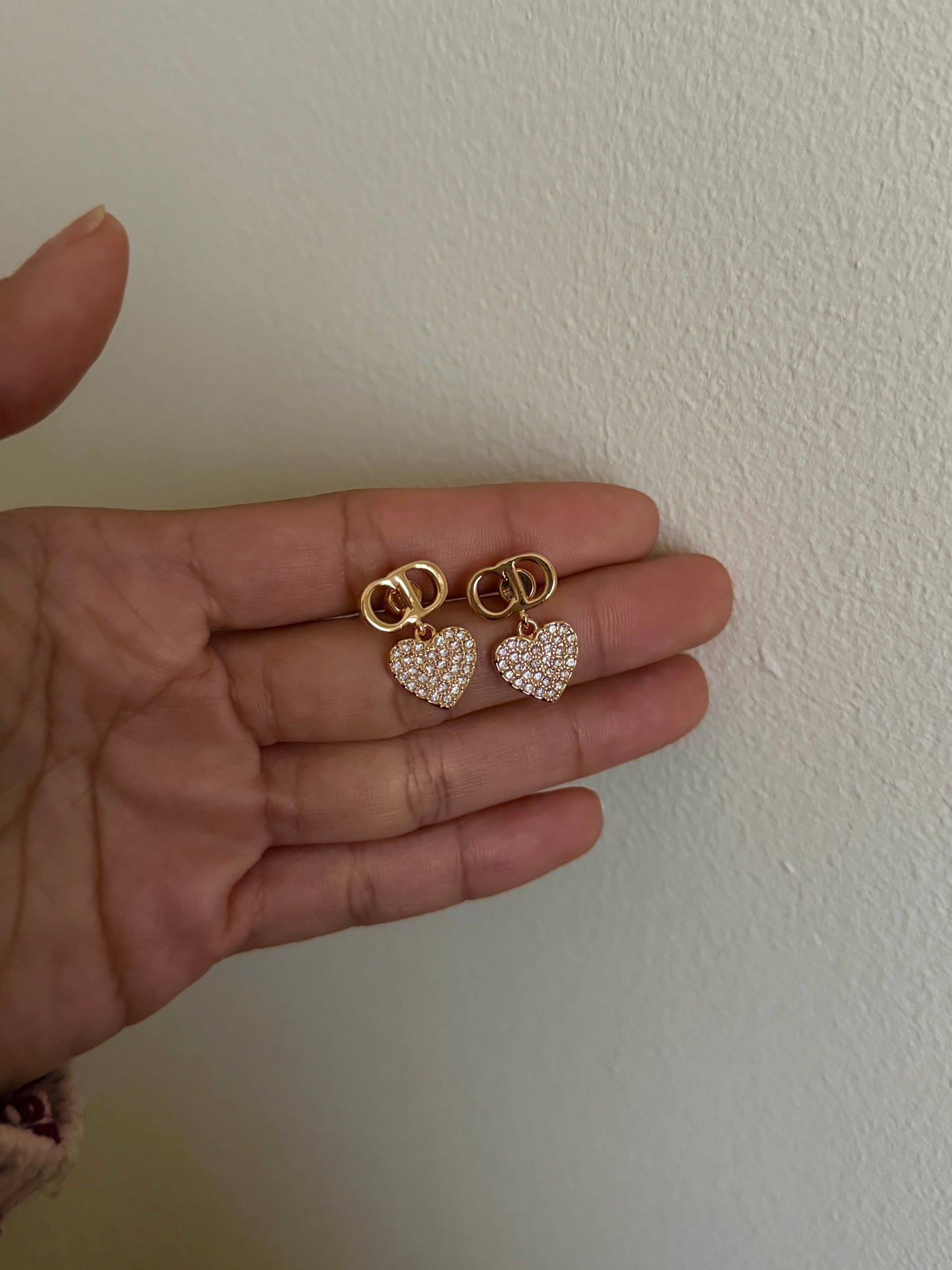 Clair D Lune heart  Earrings