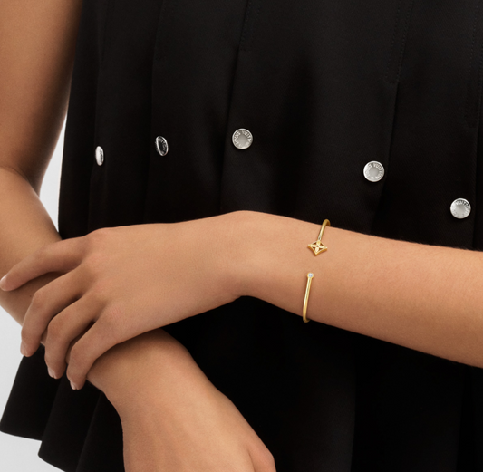 Idylle Blossom Twist Bracelet, Yellow Gold